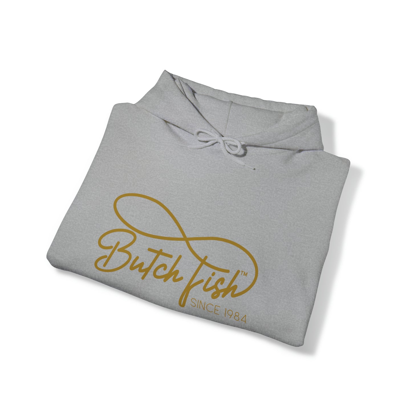 Butch Fish Since 1984 Hoodies "Unity in Comfort" - Gold Logo