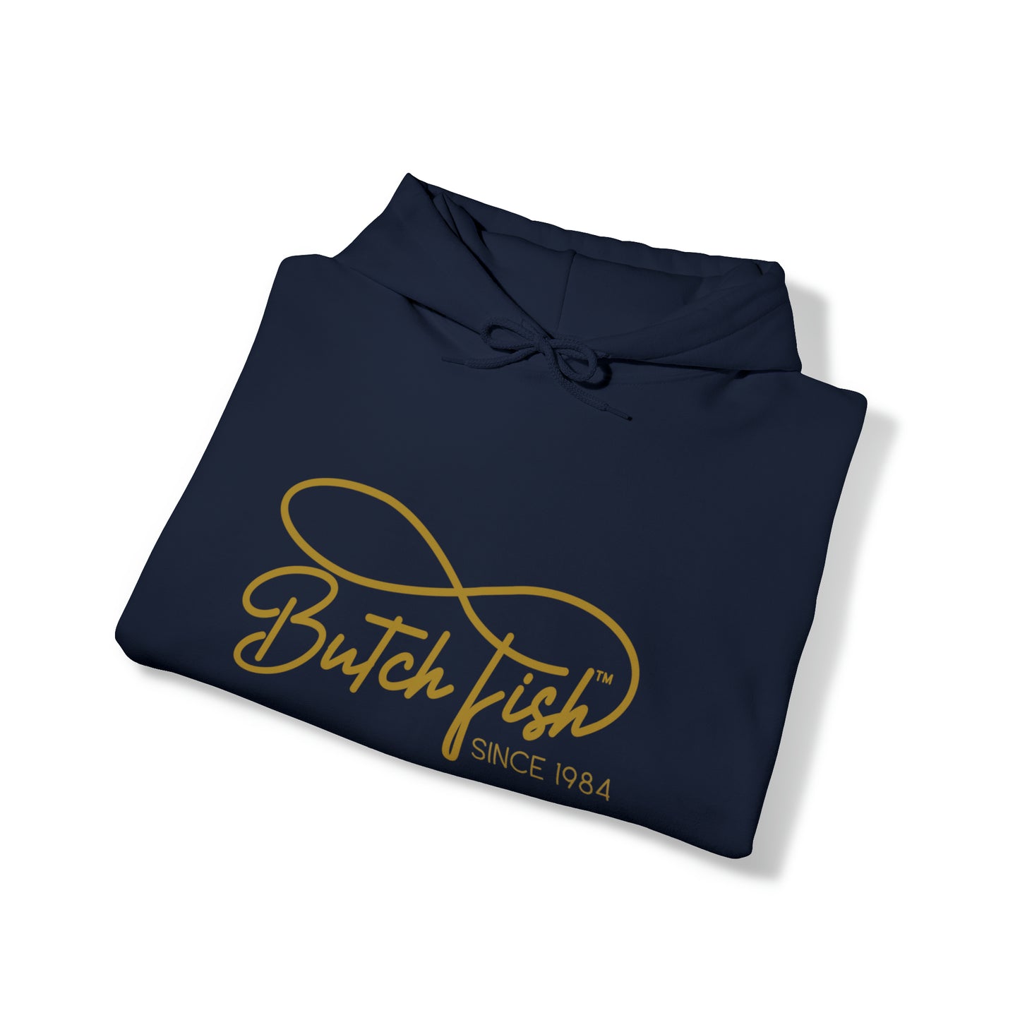 Butch Fish Since 1984 Hoodies "Unity in Comfort" - Gold Logo