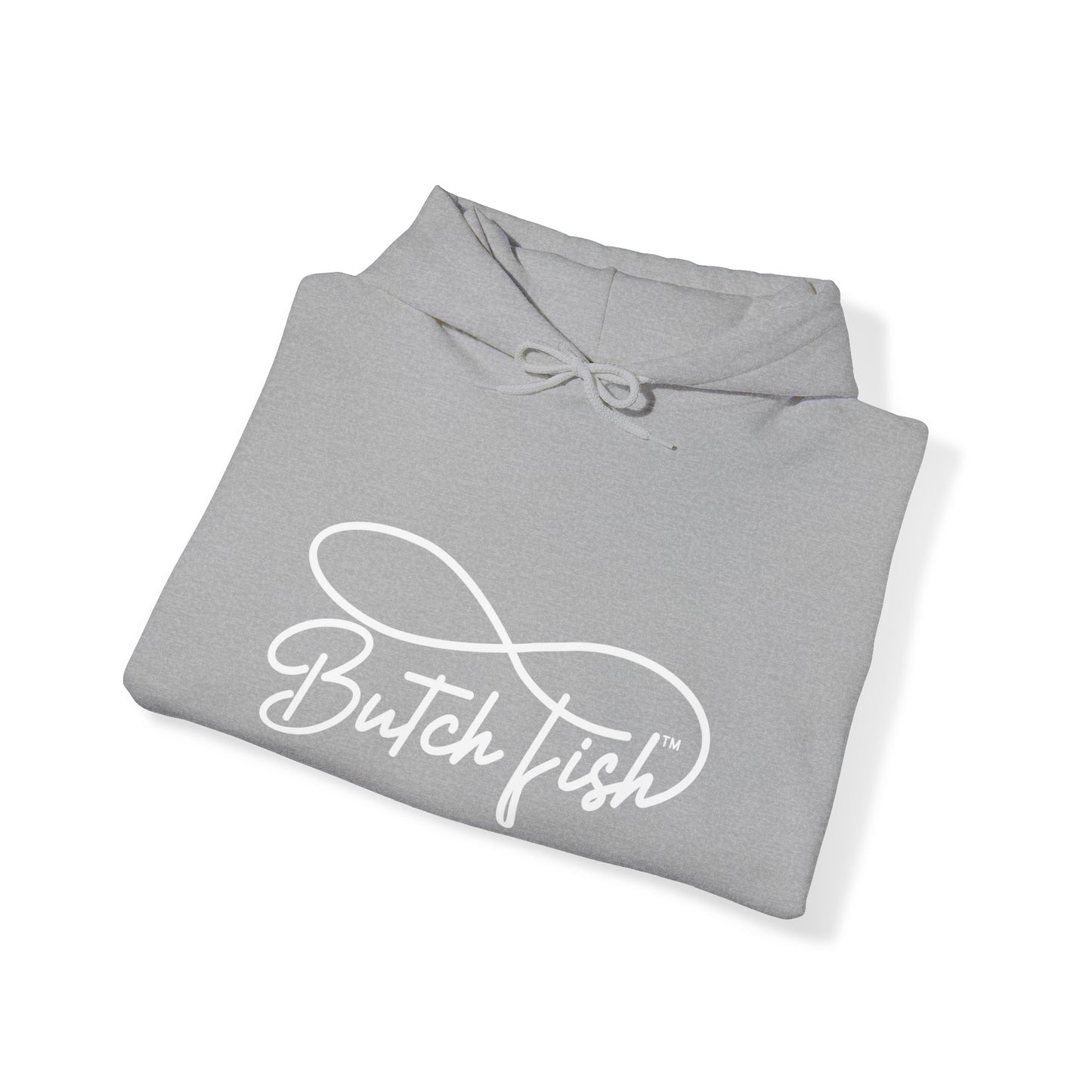 Butch Fish Hoodies "Unity in Comfort" - White Logo