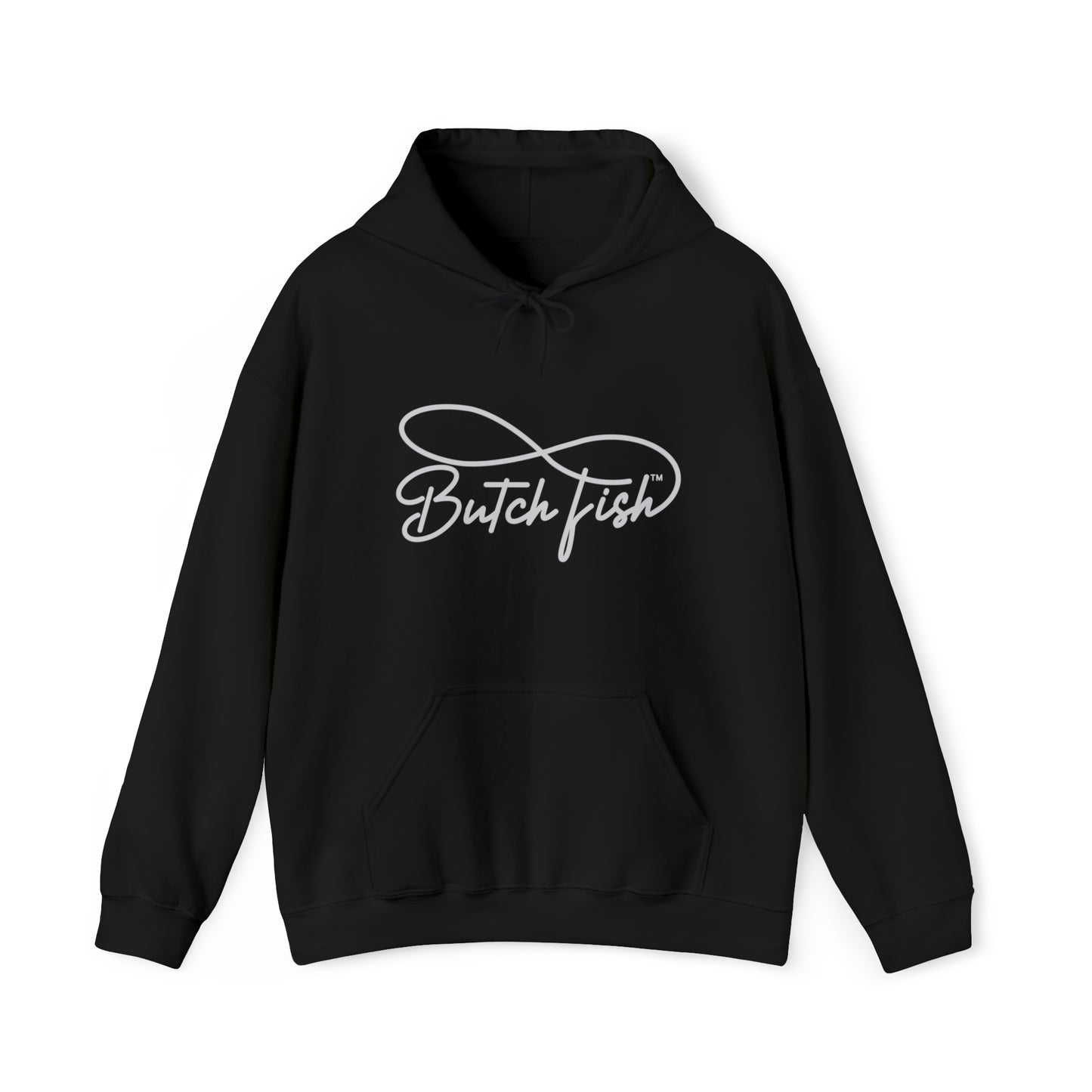 Butch Fish Hoodies "Unity in Comfort" - Gray Logo