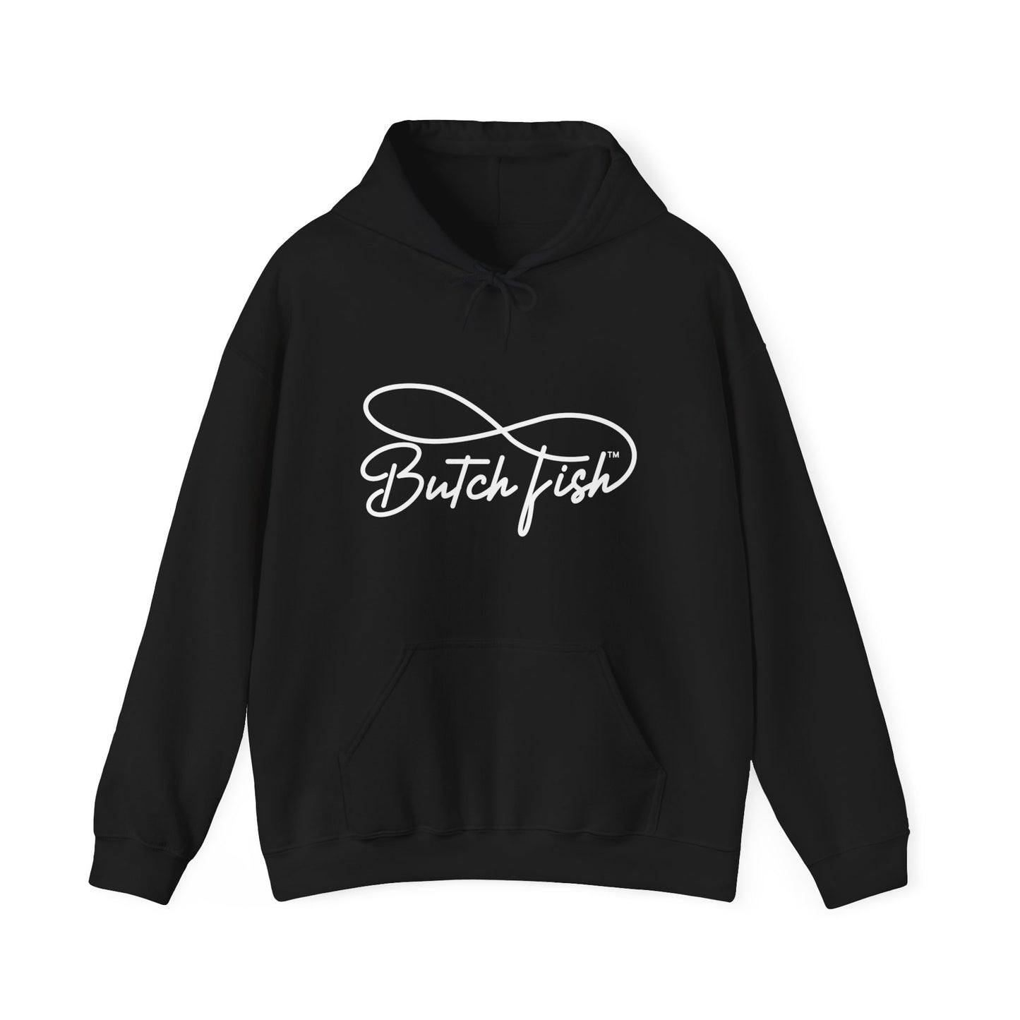 Butch Fish Hoodies "Unity in Comfort" - White Logo