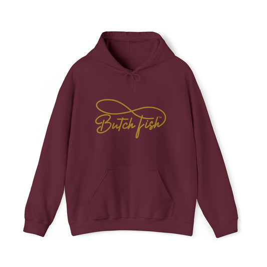 Butch Fish Hoodies "Unity in Comfort" - Gold Logo