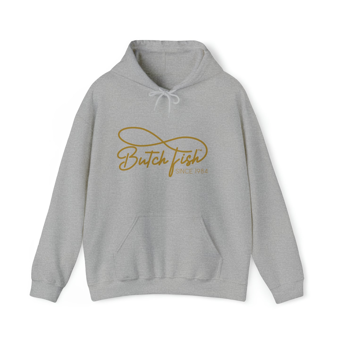 Butch Fish Since 1984 Hoodies "Unity in Comfort" - Gold Logo